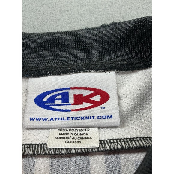 Junior Fuel Jersey Boys Large Black Hockey Athletic Knit Walker 42 Youth - Picture 2 of 11